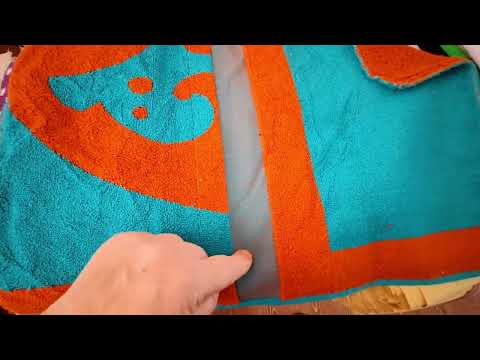 Видео: Магнатекс Распаковка лоскутов 10-20 см, полотенце махровое 30-50 см.