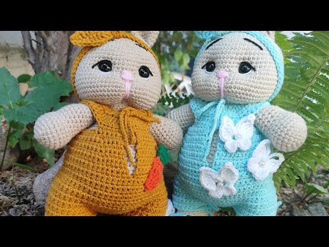 Видео: МК зайка из полухлопка часть 3