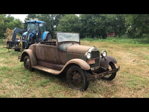 Видео: Идеальная находка для амбара... это может быть родстер Ford 1928 года.