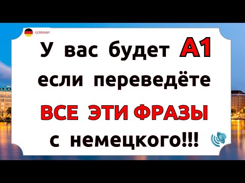 Видео: Попробуйте ПЕРЕВЕСТИ ЭТИ ФРАЗЫ с немецкого / Самые ВАЖНЫЕ ФРАЗЫ для ОБЩЕНИЯ. Немецкий для начинающих