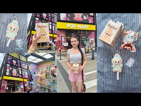 Видео: Распаковка Лабубу 🧚🏻‍♀️✨ Pop Mart в Бангкоке 🏙️🎀 Labubu Have a Seat 🦋😻 Labubu Ququ 😍💚 4K видео 🌼🌿
