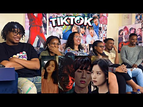 Видео: Смотрю подборку корейских дорам из TikTok с нашим американским другом (новичком) в первый раз!!
