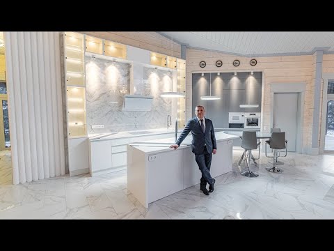 Видео: Новый одноэтажный дом из бруса премиального качества в охраняемом коттеджном поселке Голицыно-4