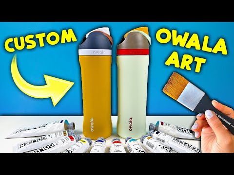 Видео: Изготовление бутылок для воды Owala на заказ *это было ТАК весело*