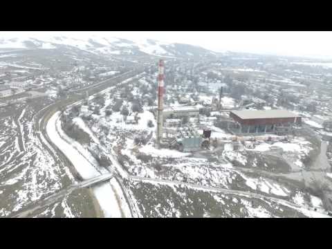 Видео: Полет над цемзаводом Кордай