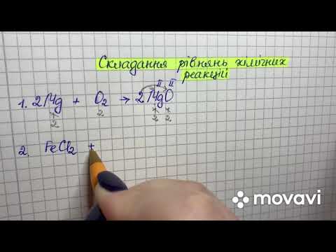 Видео: Хімічні рівняння. Коефіцієнти.