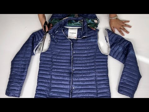 Видео: [DIY] Давайте посмотрим, как преобразится выброшенный джемпер с утиным пухом.