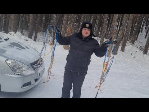 Видео: Цепи противоскольжения. Купить, чтобы прорваться зимой на дачу