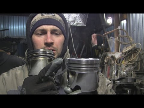 Видео: 1.9 turbo diesel как очистить поршня от нагара часть 8