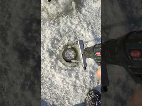 Видео: самодельный ледобур к шуруповерту.