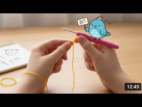 Видео: АМИГУРУМИ Урок 1: С чего начать вязать? Первая петля и воздушные цепочки.