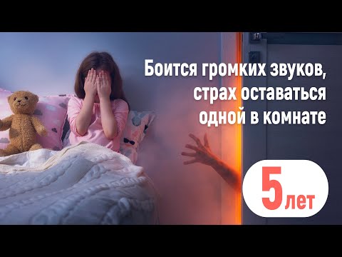 Видео: Дочь боится громких звуков и оставаться одной в комнате. 5 лет