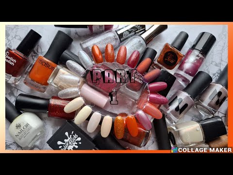 Видео: ЛакоБитва: Orly, Tips, OPI, Aurelia, Masura и др. 1 часть