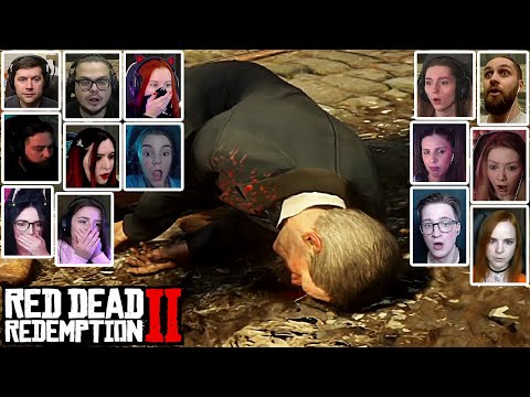 Видео: Реакции Летсплейщиков на Гибель Хозии в Red Dead Redemption 2