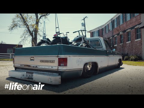 Видео: Chevrolet C10 Мэтта Уолна 1979 года выпуска на пневмоподвеске – #LifeOnAir