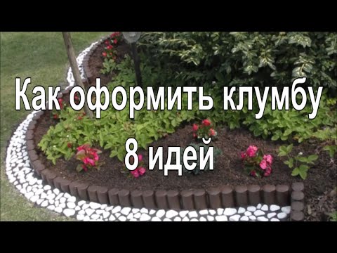 Видео: Бордюры для рабаток и клумб//8 идей//Ландшафтный дизайн