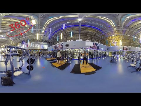 Видео: Обзор клуба CROCUS FITNESS ЛУЖНИКИ в формате  360 градусов