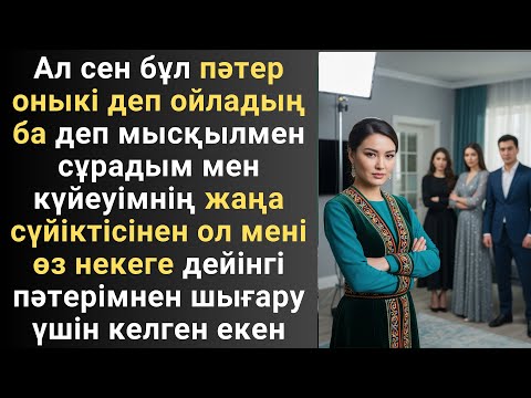 Видео: Ал сен бұл пәтер оныкі деп ойладың ба деп мысқылмен сұрадым мен күйеуімнің жаңа сүйіктісінен ол мені