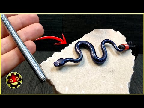 Видео: Kак сделать Kулон змея с 1 винтом