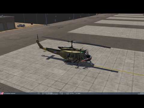 Видео: Запуск и применение вооружения на вертолете UH-1H Huey (DCS World)