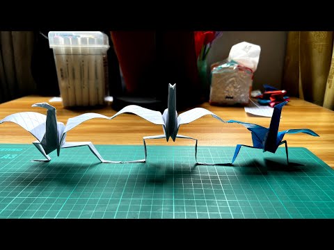 Видео: Танцующие бумажные птицы | Движущиеся БУМАЖНЫЕ ИГРУШКИ — Идеи для поделок