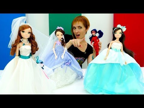 Видео: Видео для девочек - Делаем платье для Леди Баг с Машей