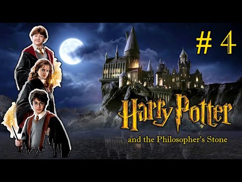 Видео: Harry Potter and the Philosopher’s Stone(Гарри Поттер и Философский Камень) №4. Квидич и новые уроки