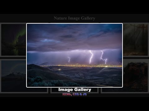 Видео: Галерея изображений используя HTML, CSS & JavaScript шаг за шагом || Pop-Up Image Gallery CSS & JS