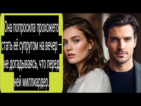 Видео: Она попросила прохожего стать её супругом на вечер — не догадываясь, что перед ней миллиардер.