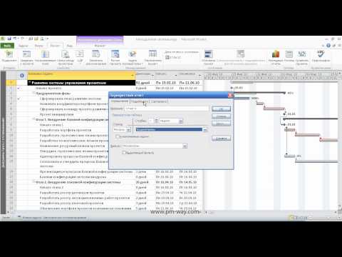 Видео: Отчеты по проекту в MS Project