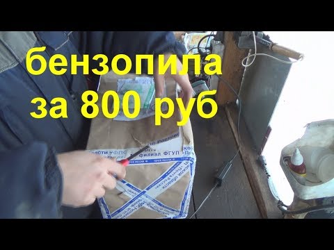 Видео: бензопила за 800р с АВИТО