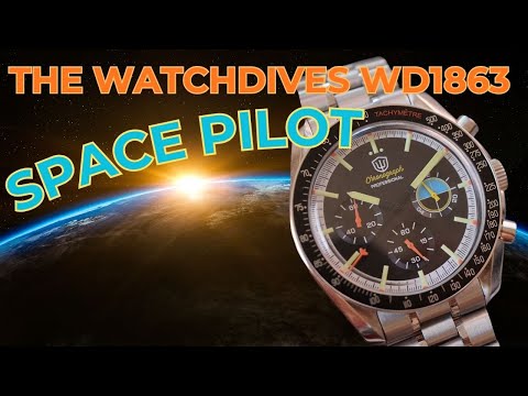 Видео: Потрясающе! Новый хронограф WD1863 «Space Pilot» от Watchdives.