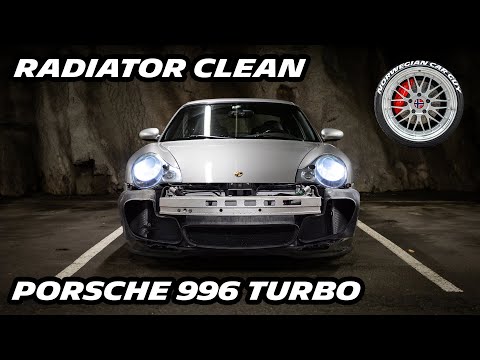 Видео: Как снять передний бампер и почистить радиаторы на Porsche 911/996 турбо