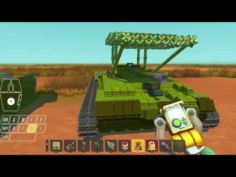 Видео: Scrap mechanic | Танковое Управление и Управление Камерой | туториал