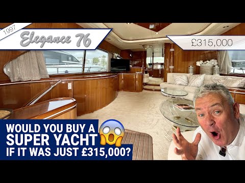 Видео: Купили бы вы суперъяхту всего за 315 000 фунтов стерлингов?
