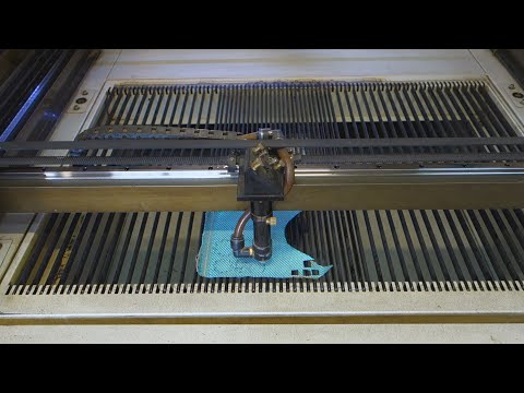 Видео: Порезка ткани лазером по просьбе подписчика