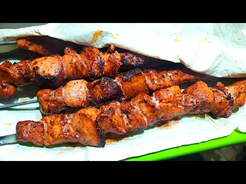 Видео: Самый сочный шашлык