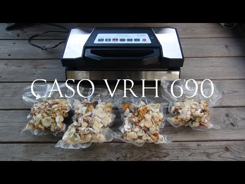 Видео: Правильное вакуумирование грибов. CASO VRH 690 Advanced.