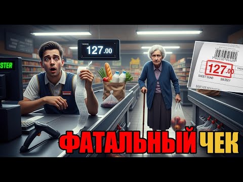 Видео: Чек на 127$: ошибка кассира, которая стоила жизни