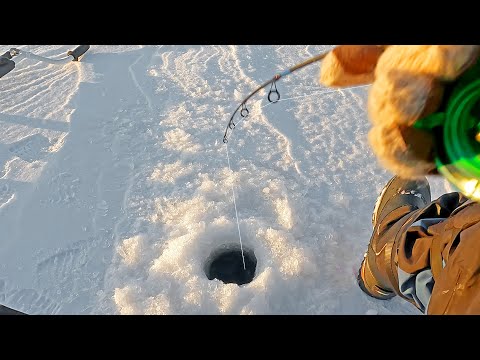 Видео: Опоздал на Первый лёд, А РЫБА ТО ЕЩЁ КЛЮЁТ! Зимняя рыбалка 2021 на блесну
