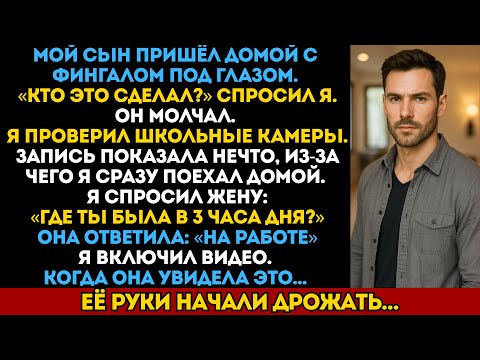 Видео: У сына был фингал под глазом. Запись с камер заставила меня поговорить с женой — когда она увидела..