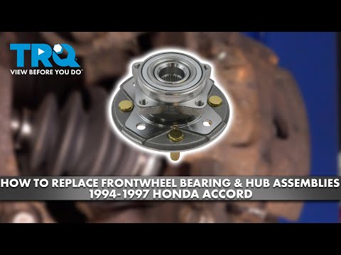 Видео: Как заменить подшипник передней ступицы и ступицу в сборе на Honda Accord 1994-1997 годов