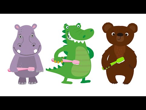 Видео: Песня ЗУБКИ - Brush your teeth song - Чистим зубы