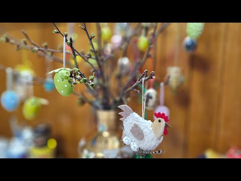 Видео: Нарядила пасхальное дерево