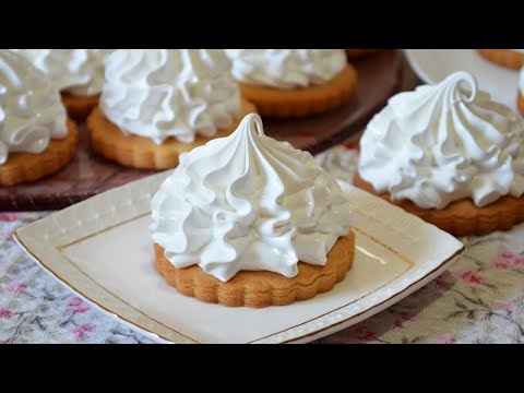 Видео: Воздушное песочное пирожное с меренгой 🥰Танюшина кухня