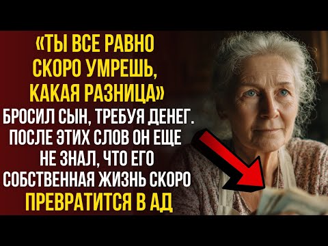 Видео: Родной сын выставил меня за дверь! Финал этой истории вас шокирует
