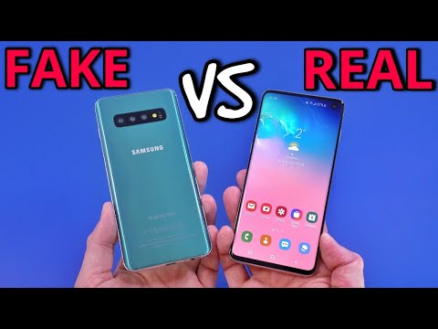 Видео: ПОДДЕЛКА VS НАСТОЯЩИЙ Samsung Galaxy S10 — Покупатели, будьте бдительны! — Клон 1:1