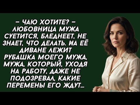 Видео: ​— Чаю хотите? — любовница мужа суетится, бледнеет, не знает, что делать. На её диване лежит рубашка