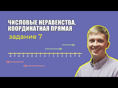 Видео: Задание 7 на ОГЭ по математике. Числовые неравенства, координатная прямая