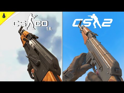 Видео: CS Classic Offensive против CS2 - Сравнение деталей и физики